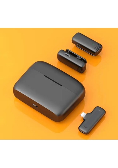 J13 Iphone Uyumlu Lightning Kablosuz Yaka Mikrofonu Gürültü Azalt
