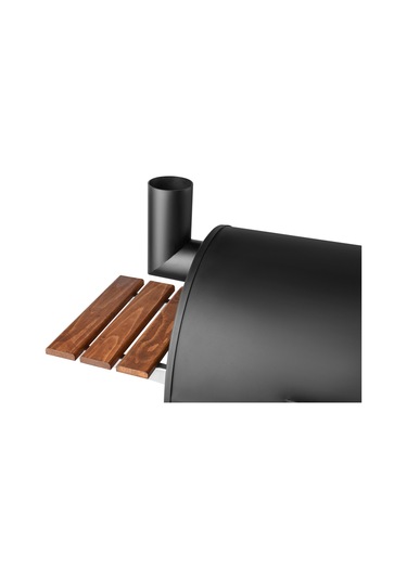 Grillia Grillord 75 Kömürlü Barbekü 2 Adet Döküm Izgaralı + Hediye Seti Önlük + Kılıf Siyah