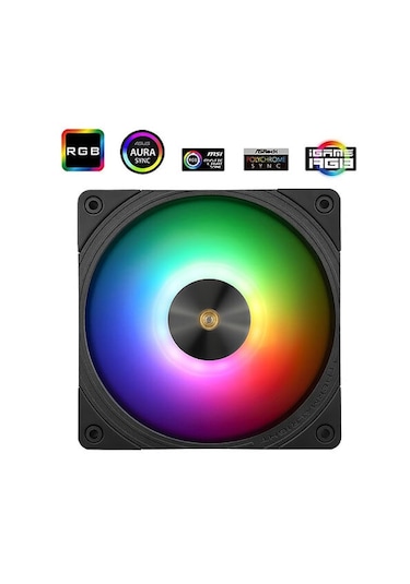 Thermalright Tl-b12-s Argb 120mm Siyah Kasa Fanı