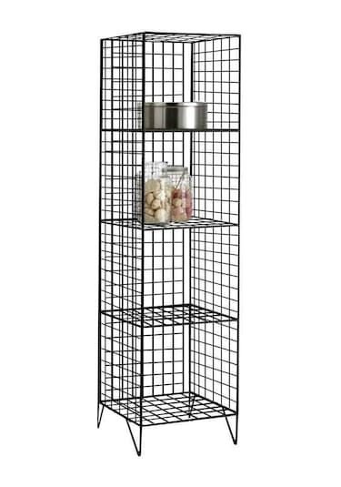 Weblonya Kitaplık Raf Dolap Dekoratif Tel Dekoratif Kitaplık 5045