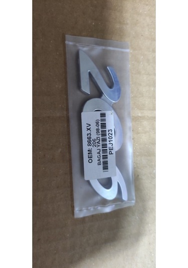 206 Bagaj Yazısı 1998 2006