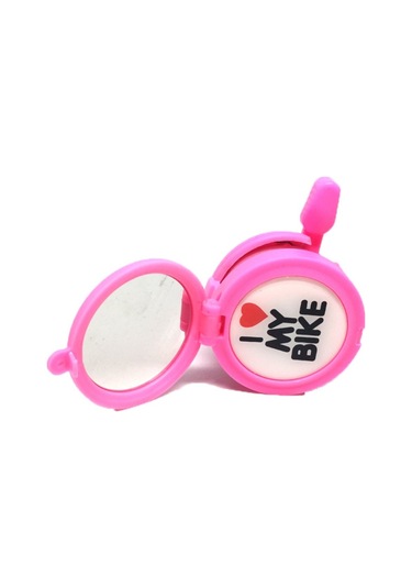 Aynalı Çın Çın Zil Çocuk Bisikleti Pembe Mavi Renk Pembe Mavi - Pembe