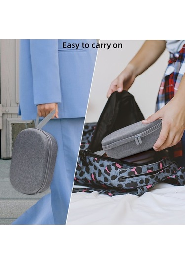 Pazly Jys Jys-app001 Vision Pro Vr Aksesuarları Koruma Kılıfı Çantası, Gri Keten Kapak