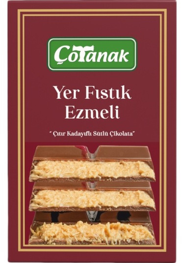 Çotanak Yer Fıstıklı Çikolata 180 Gr-103