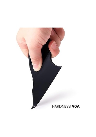 Saplı Ufak Köşelik Kenar Raglesi Cam Filmi Çekme Aparatı Siyah