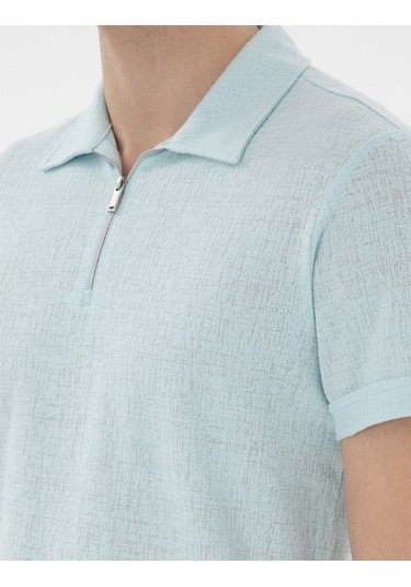 Pierre Cardin Erkek Su Yeşili Tişört 50302586-vr048 Su Yeşili