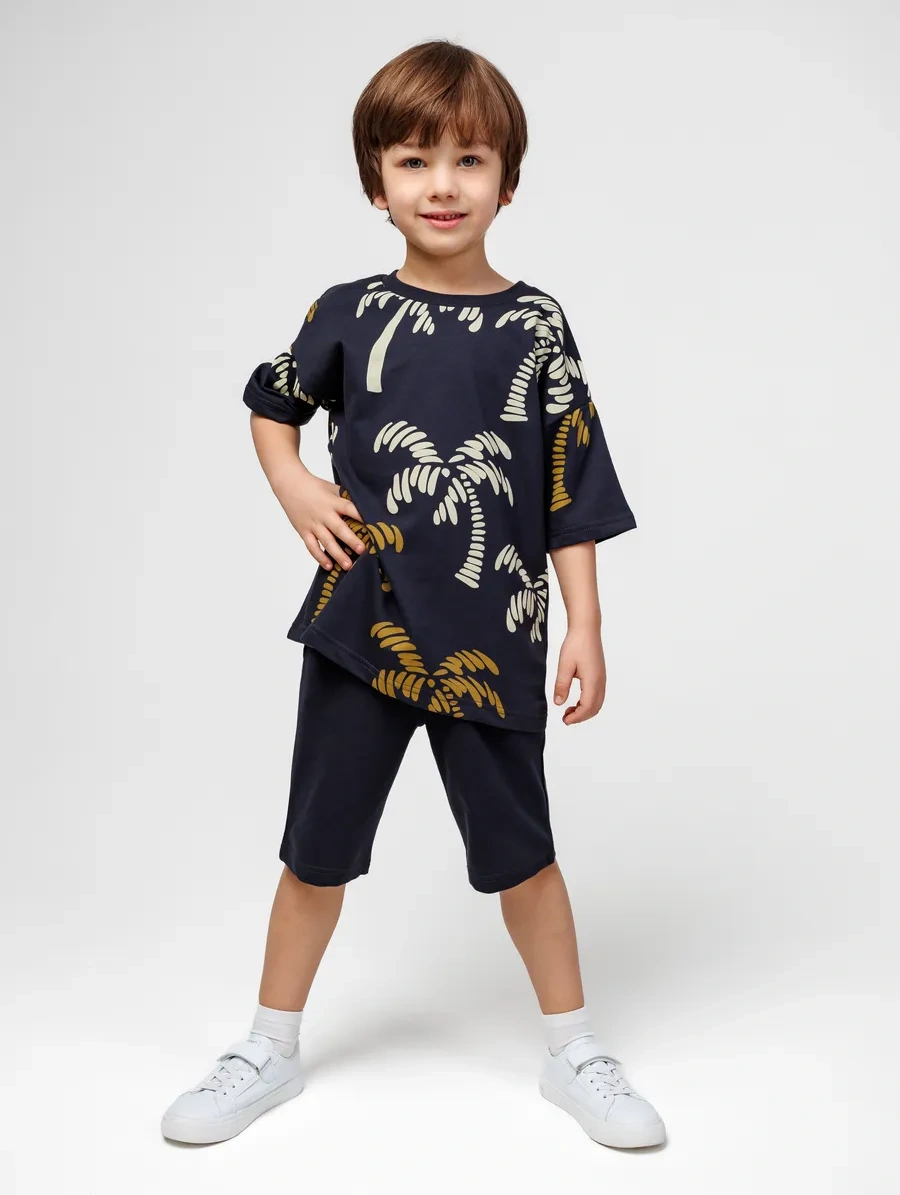 Rolypoly Yazlık Tişört Ve Şort Takımı 360599111 Mavi