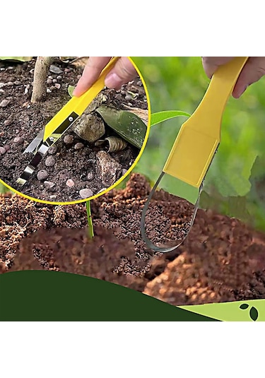 Taşınabilir Bahçe Aleti Sihirli El Ot Alma Makinesi Kırmızı