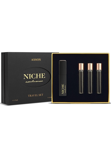 Niche Exclusive Assos Travel Erkek Parfüm Seti EDP 4 x 8 ML