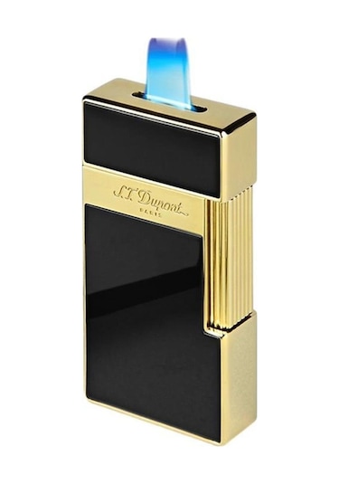 S.t. Dupont Bq Big D Golden Shiny Black Lacquer Çakmak 25002