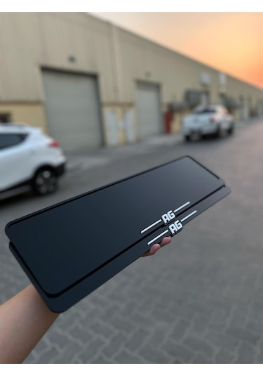 Baş Harflerinize Özel Kesim Full Pleksi Plakalık