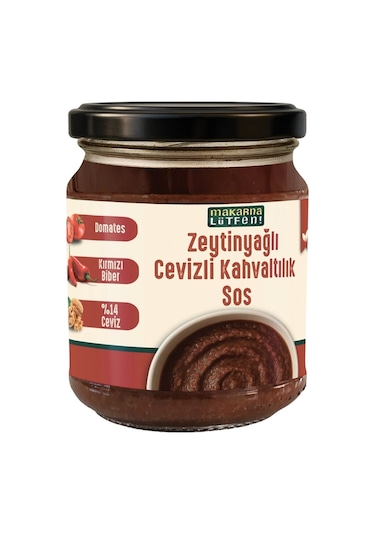 Makarna Lütfen! Zeytinyağlı Cevizli Kahvaltılık Sos 170 Gram