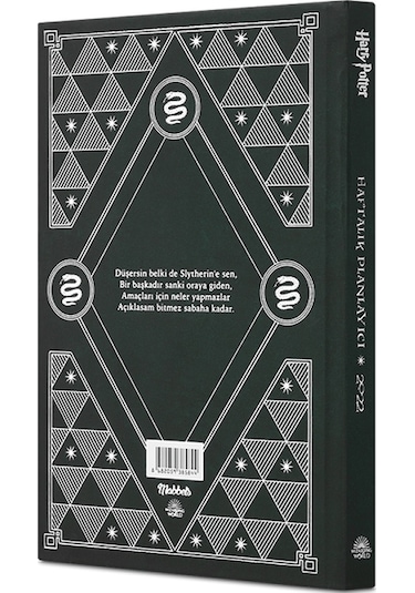 Mabbels Mösyö Taha Harry Potter Haftalık Ajanda Slytherin Çok Renkli