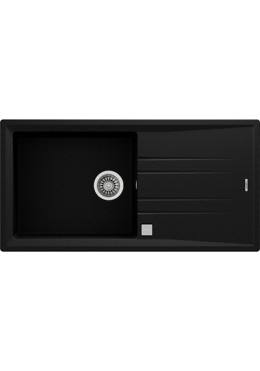 Teka Stone 60 L-Tg Metalik Siyah Granit Eviye