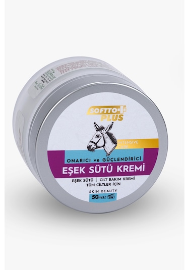 Softto Plus Onarıcı ve Güçlendirici Eşek Sütü Kremi 50 ML