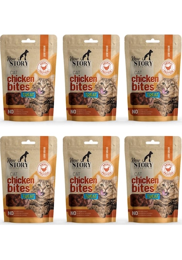 Cat Chicken Bites 6x60gr. Tavuklu, Kedi Ödül Maması
