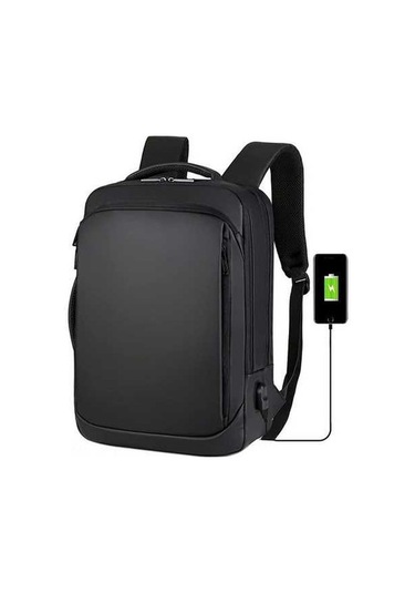 Didadodo Sırt Çantası - 20l, 15.6 Bilgisayar, Su Geçirmez, Siyah, Pratik Tasarım Siyah