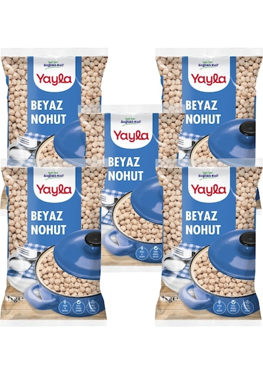 Yayla Beyaz Nohut 1 Kg X5