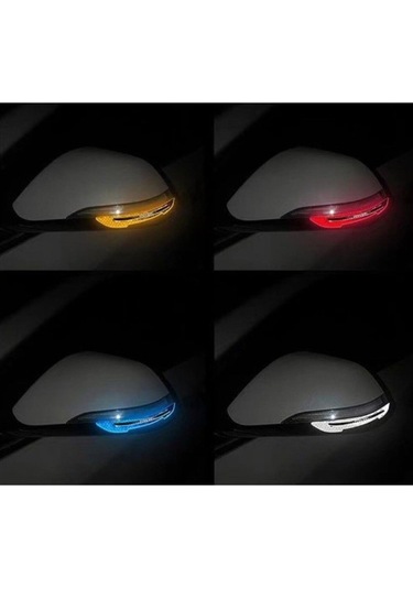 Araba Aynası Koruyucu Reflektörlü Şerit Sarı 2 Adet