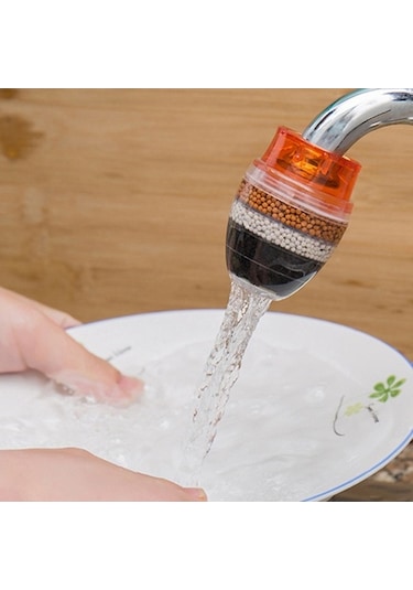 Trendooze Temiz Suyu Musluk Musluk Mini Mavi Mavi Karbon Filtre Ev Arıtıcı Adet Ph Çok Renkli