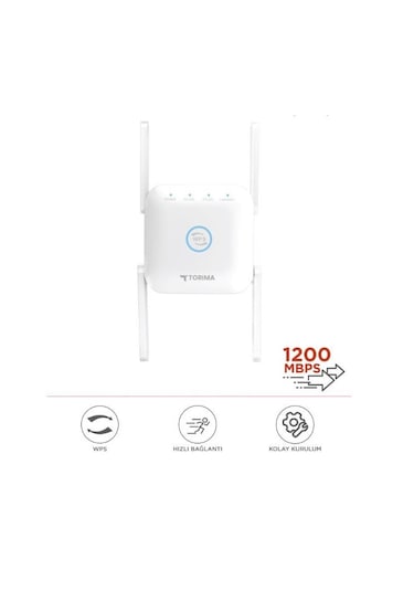 Torima AC24 Wifi Pro Sinyal Yakınlaştırıcı Router Beyaz