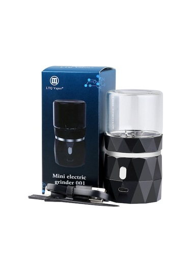 Ev İçi Taşınabilir Mini Elektrikli Değirmen - 200w 16000rpm Usb Şarjlı 400mah Ot Ve Bitki Değirmenliği Makinesi Siyah Siyah