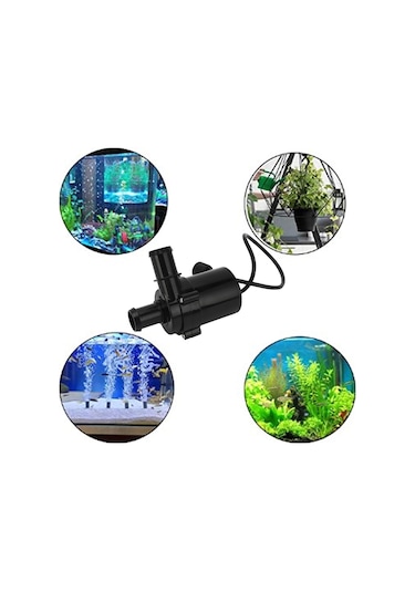 Springsun 12v 47w Su Altı Pompa, 10m Yükseklik 36l/dakika Akış, Su Aquaryum/ağaç Bakı İçin, Sesiz Abs, Aşırı Akım Koruma Ip68