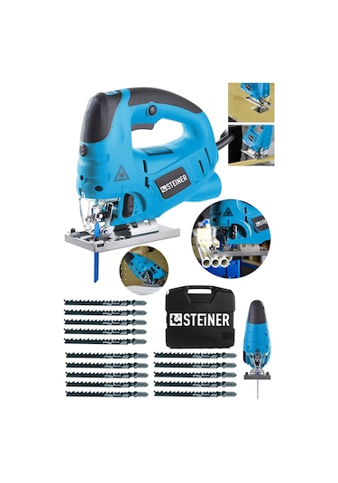 Steiner 4000 Watt Lazerli Otomatik Dekupaj Çantalı Mavi + 15 Uç
