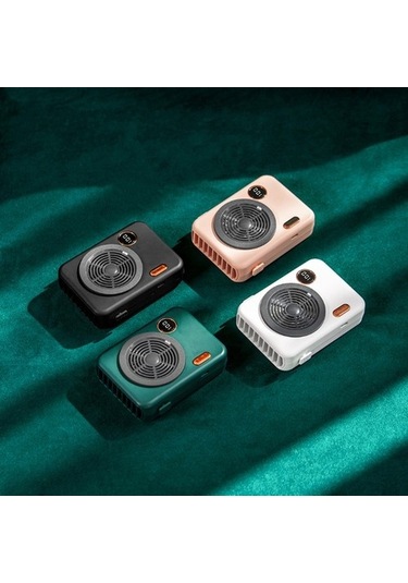 Asma Boyunlu Fan Mini Elektrikli Soğutma Fanı Hava Soğutucu Tembel Fan Beyaz Hu0acl Beyaz