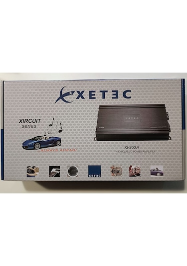 Xetec Xi-500.4 4 Kanal Amplifikatör