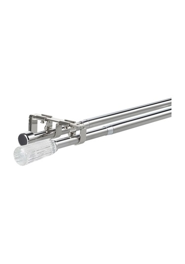 Perde Çubuğu Seti, Lame, 120-210 Cm 19 Mm, İkili Açık Altın