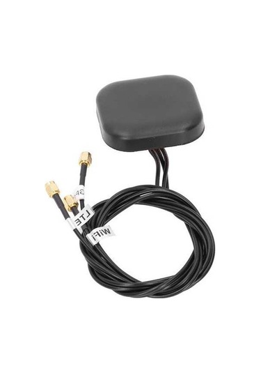 Fastbuy Dış Mekan Sulu Dayanıklı 4g/wifi/gps Triplo Anten Abs+bakır Sma Bağlantı 5/28dbi Kazanç Geniş Frekanslı