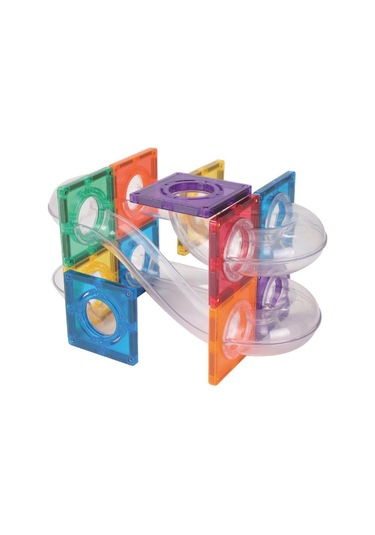 Cleverclixx Ball Run Compact Pack Manyetik Bloklar , Intense 60 Parça