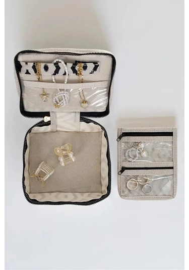 Bohe Seyahat Takı Makyaj Düzenleyici Çantası Mini Çanta