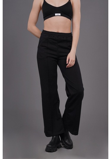 Gabria Kadın Gabria Ön Dikişli Eşofmanaltı Siyah