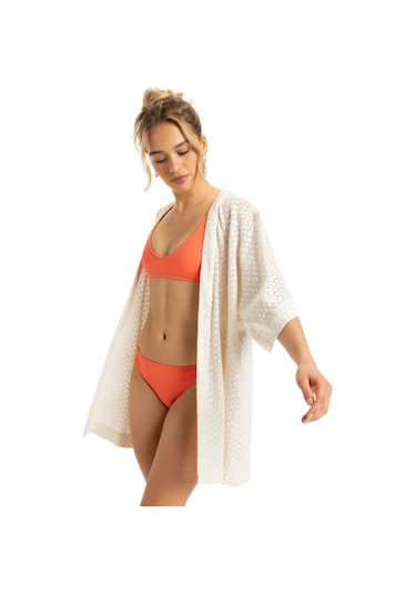 Roxy Roxy Fun Swell Kadın Beyaz Plaj Tekstil Wbs0 Beyaz