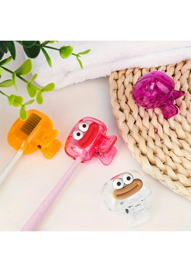 Dashanshop Pembe Taşınabilir Seyahat Diş Fırçası Kılıfı Drenaj Deliği Dayanıklı Abs Pembe