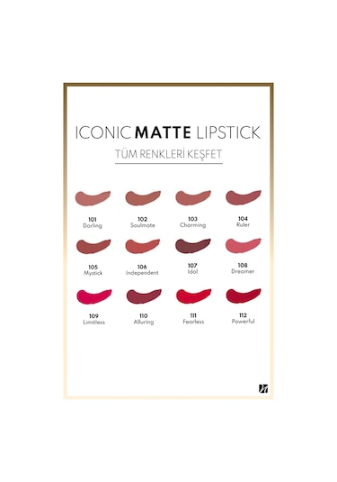 Note Iconic Matte Lipstick 106 Independent Kalıcı Mat Ruj - Nude 106
