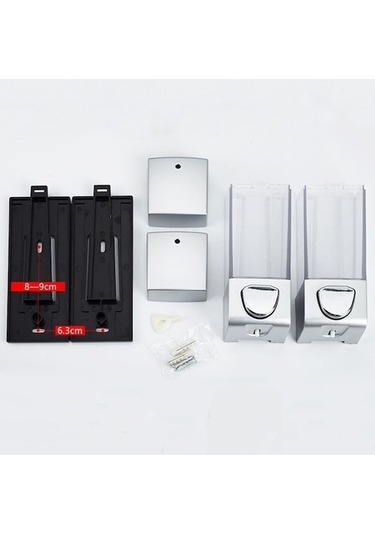 Tongxida Presli Monte Mat Manuel Bosphorusboutique Şişe Şampuan Sabunluk Dispenseri El Duvara Kafa Yıkama Vücut Sones Çift Hk Diğer