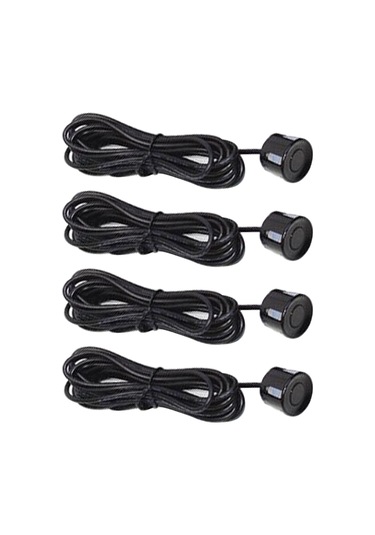 Moveevo Araba Park Etme Geri Vites Radar Sistemi, 4 Sensörlü Ultrasonik Ses Uyarı, 0.3-2.0m Algılama Mesafesi, Kolay Kurulum