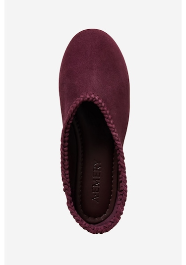 A Emery Park Braided Süet Babet, Burgundy Bordo