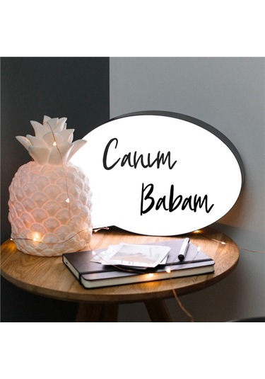 My Style St-417 Led Işıklı Dekoratif Konuşma Kabarcık Lightbox