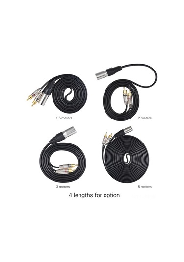 Flybuy Xlr Ve Ses Rca Mikser Mikrofon Maiyame Kablosu Erkek Erkek Bağlantısı 2 1.5m 1 - İw