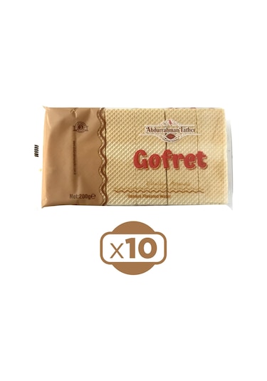 Abdurrahman Tatlıcı Gofret Vanilyalı 10 x 200 G