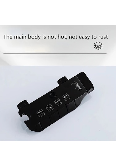 Motion003 Twınbell Duş Bataryası Musluk Dirsek Aksesuarları Banyo Sıcak Soğuk Su Karıştırıcı Valf Kolay Kurulum Elektrik Gerektirmez 11.8x5cm Çift Kişilik