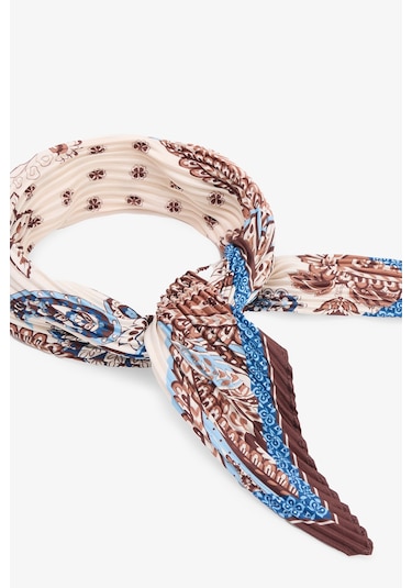 Penti Ekru Denisa Şal Desenli Bandana