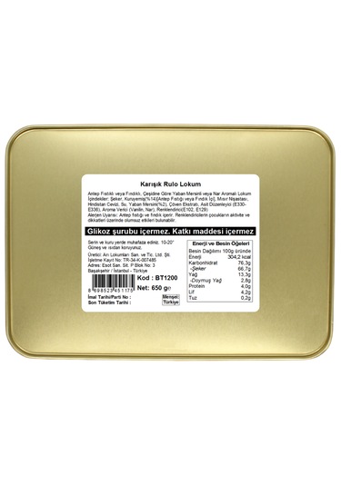 Lokumani Karışık Spesiyal Lokum 650 G