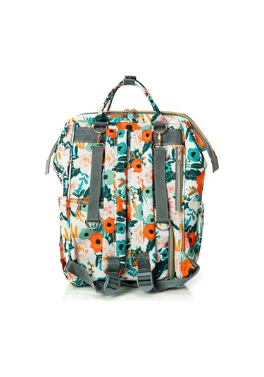 Lal Baby Flowers Anne Bebek Bakım Sırt Çantası Çok Renkli