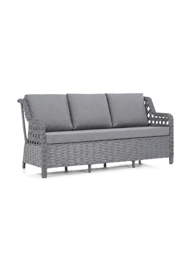 Zen Rattan Puflu Bahçe Balkon Takımı 3+1+1 Diğer