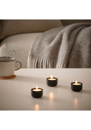 Tealight Mum, Beyaz, 6 Saat, 36 Adet beyaz